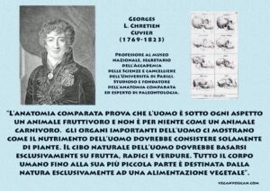 Scopri di più sull'articolo Georges Cuvier: L&apos; Uomo è Un Animale Fruttivoro.